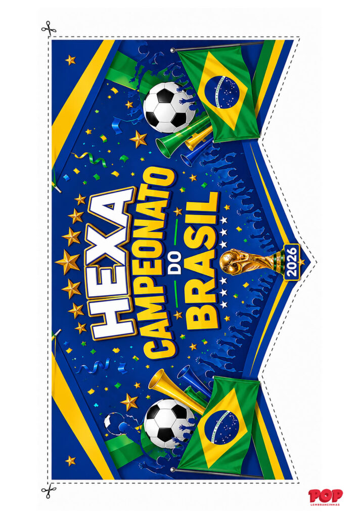 Molde para Copa 2026: Brasil - Banner