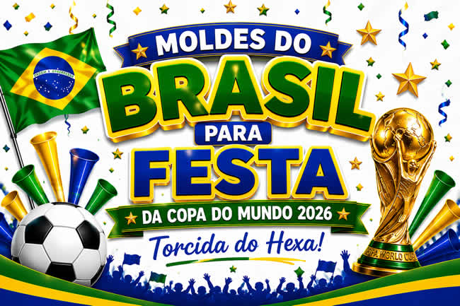 Molde para Copa 2026: Brasil - Capa