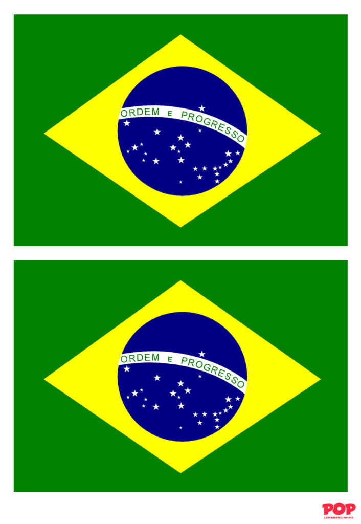 Bandeira do Braisl para Imprimir