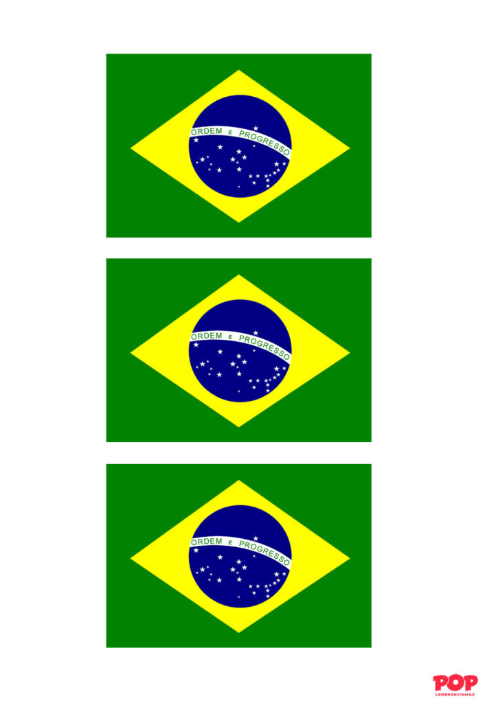 Bandeiras do Braisl para Imprimir