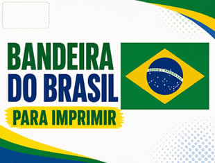 Bandeira do Brasil para Imprimir