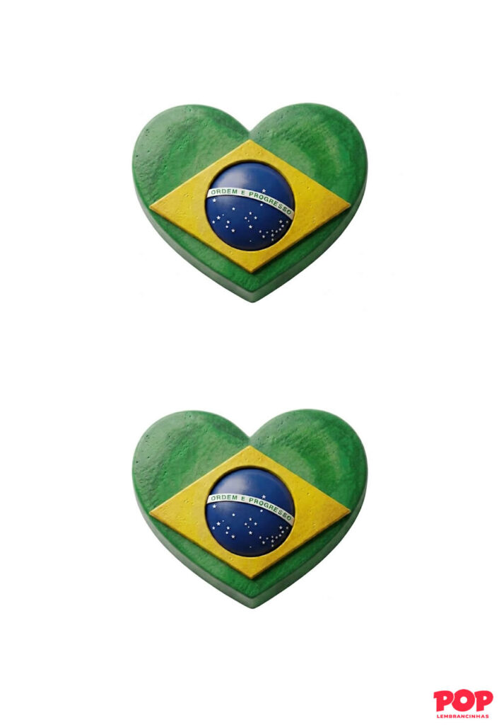 Bandeira do Brasil de Coração