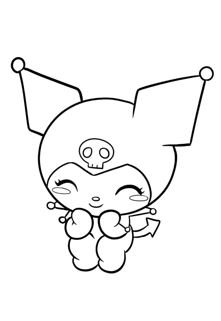 Desenho Kuromi Colorir