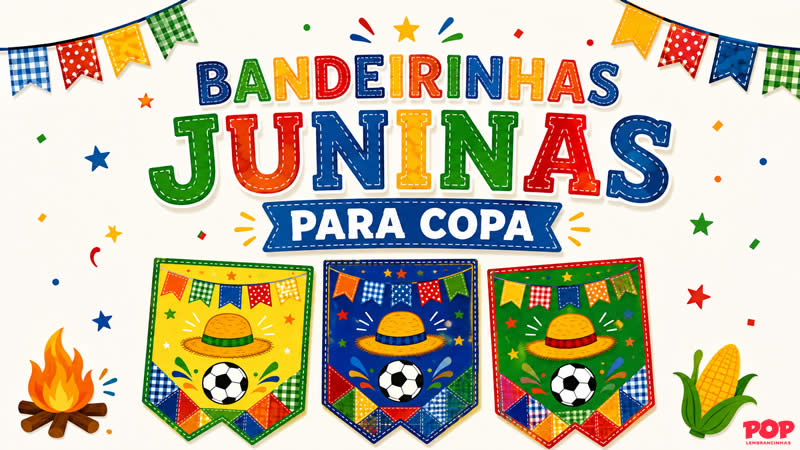 Moldes de Bandeirinha de São João para Copa para Imprimir