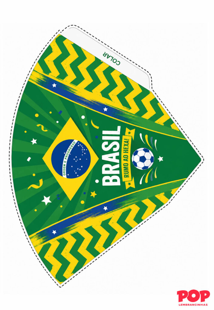 Cone do Brasil para Copa do Mundo