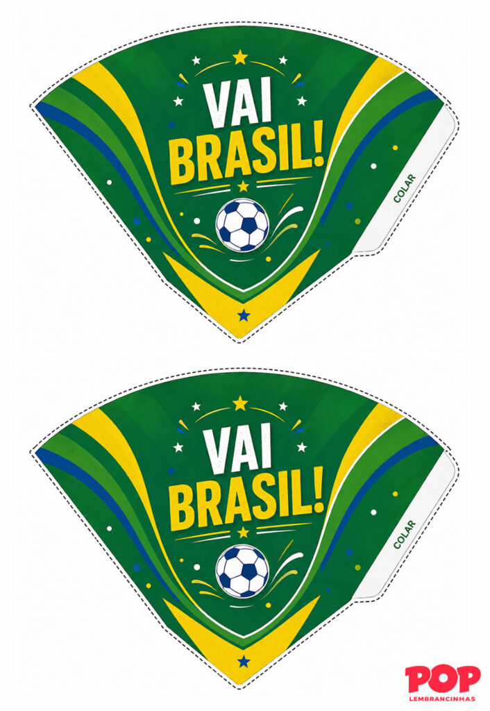 Cones do Brasil para Copa do Mundo