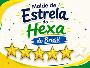 Molde de Estrela do Brasil