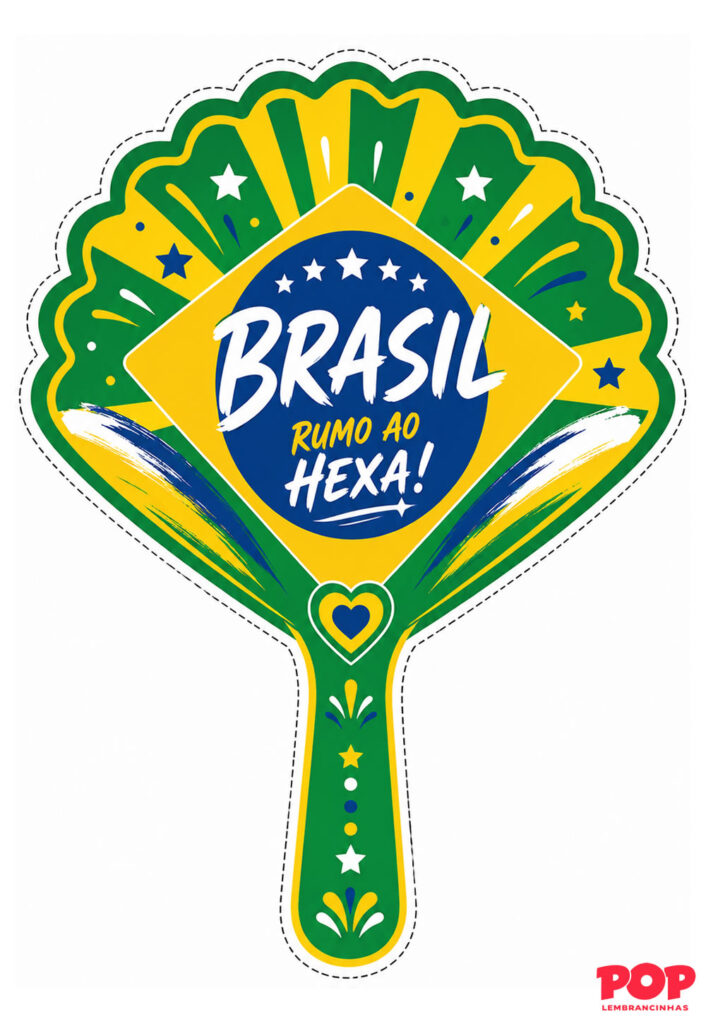 Leque do Brasil para Imprimir