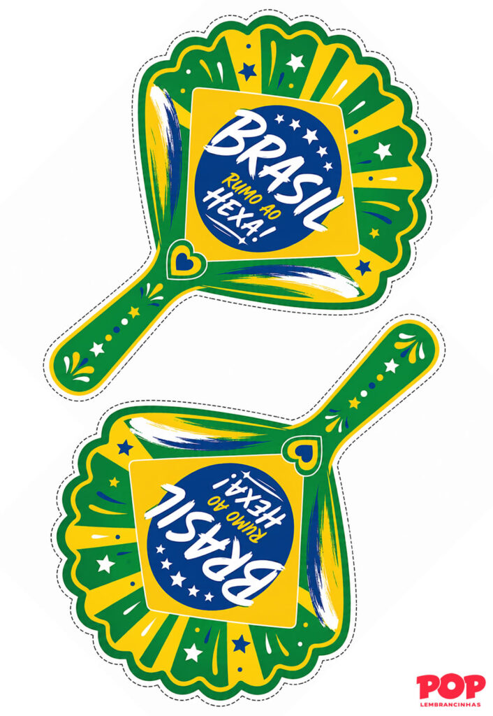 Leques do Brasil para Imprimir