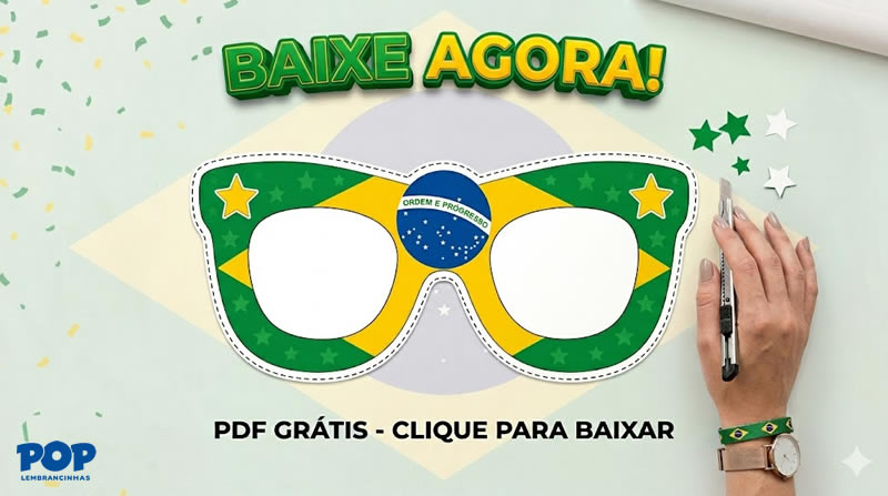 Moldes de Óculos do Brasil para Imprimir