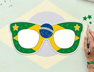 Moldes de Óculos do Brasil para Imprimir