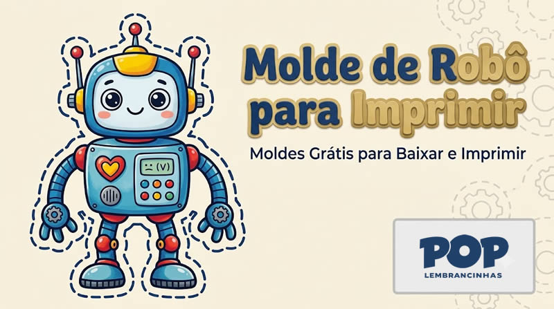 Molde de Robôs para Imprimir
