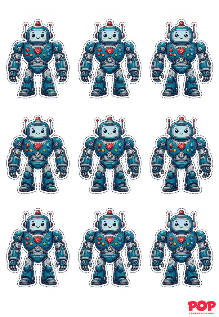 Moldes de Robôs Pequenos