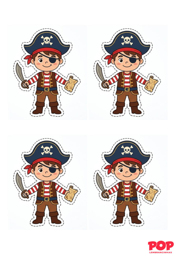 Moldes de Piratas