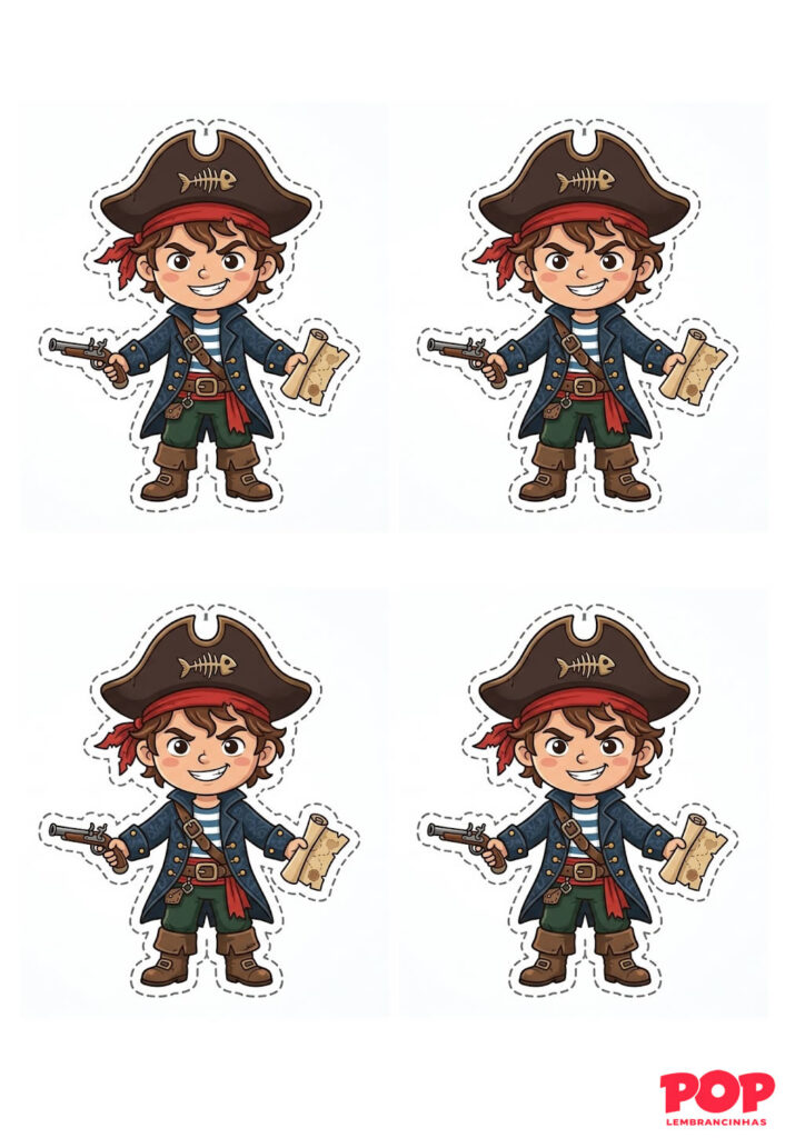 Moldes de Piratas
