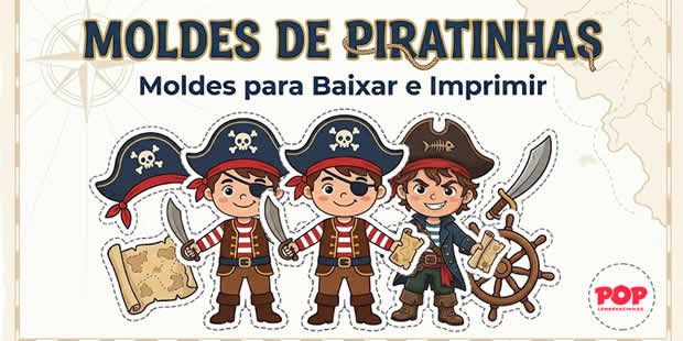Piratas Fofos para Imprimir