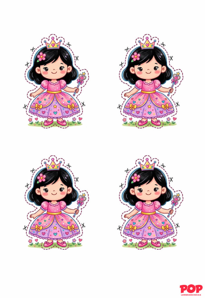 Moldes de Princesas Fofas