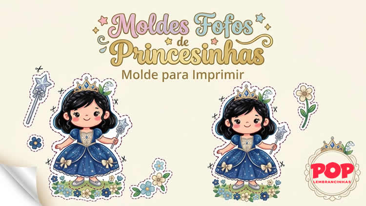 Moldes de Princesas para Imprimir
