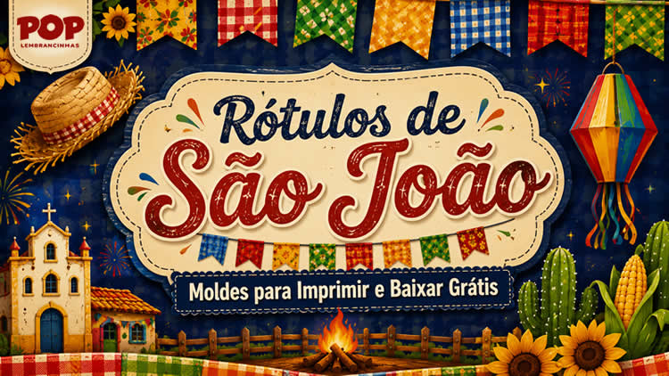 Rótulos de Garrafa de São João para Imprimir