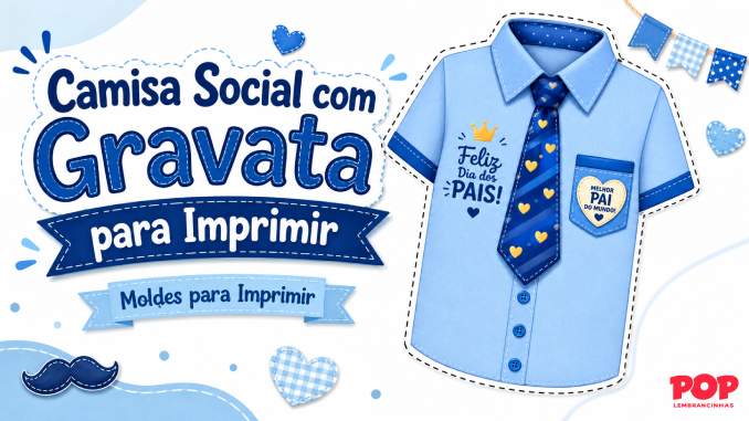 Moldes de Camisa Social para Imprimir
