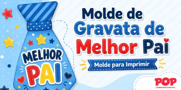 Moldes de Gravata de Melhor Pai