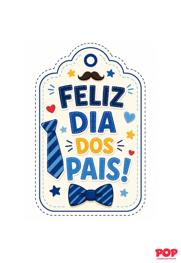 Lembrancinha de Dia dos Pais para Imprimir