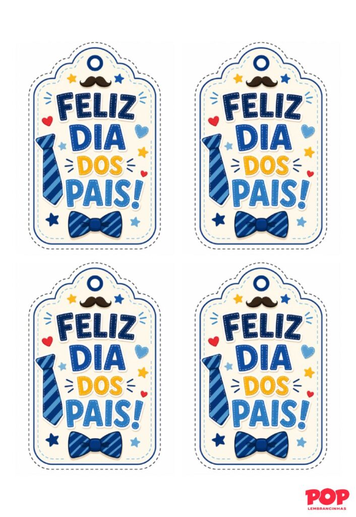 Lembrancinhas de Dia dos Pais para Imprimir