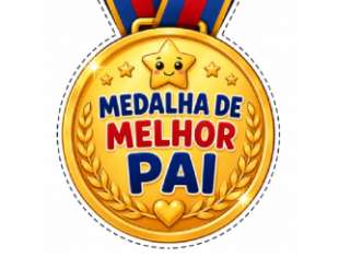 Moldes de Medalha de Melhor Pai