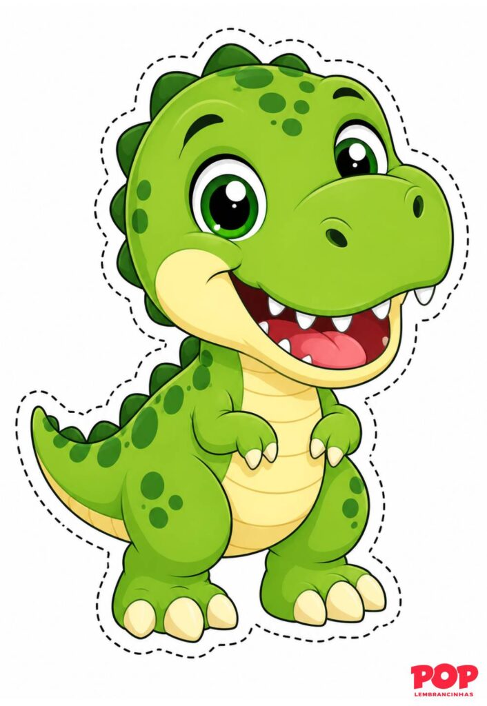 Molde Grande de T-Rex Fofo