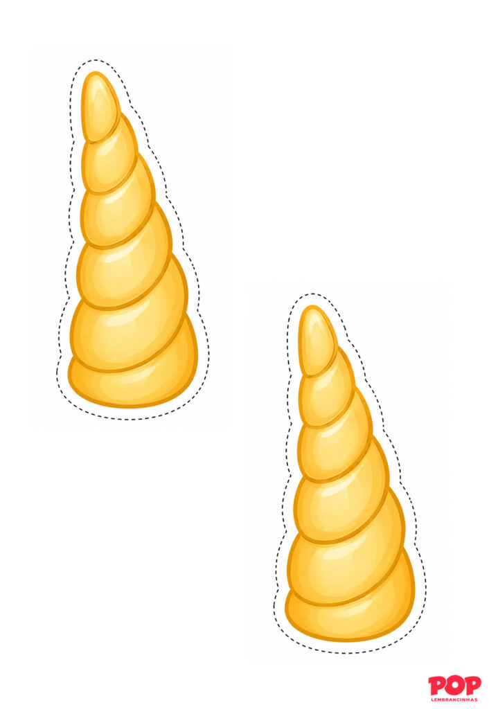 Moldes Pequenos de Chifres de Unicórnios