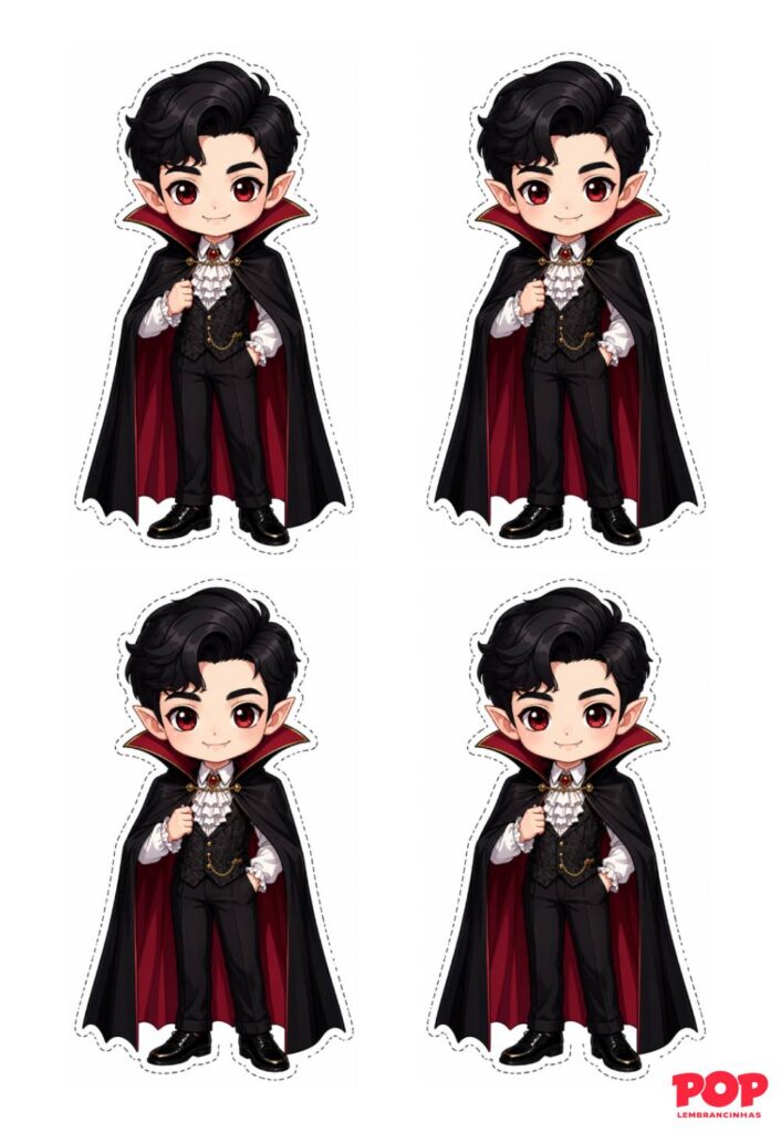 Moldes de Vampirinhos para Imprimir