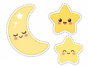 Moldes de Estrelas para Imprimir