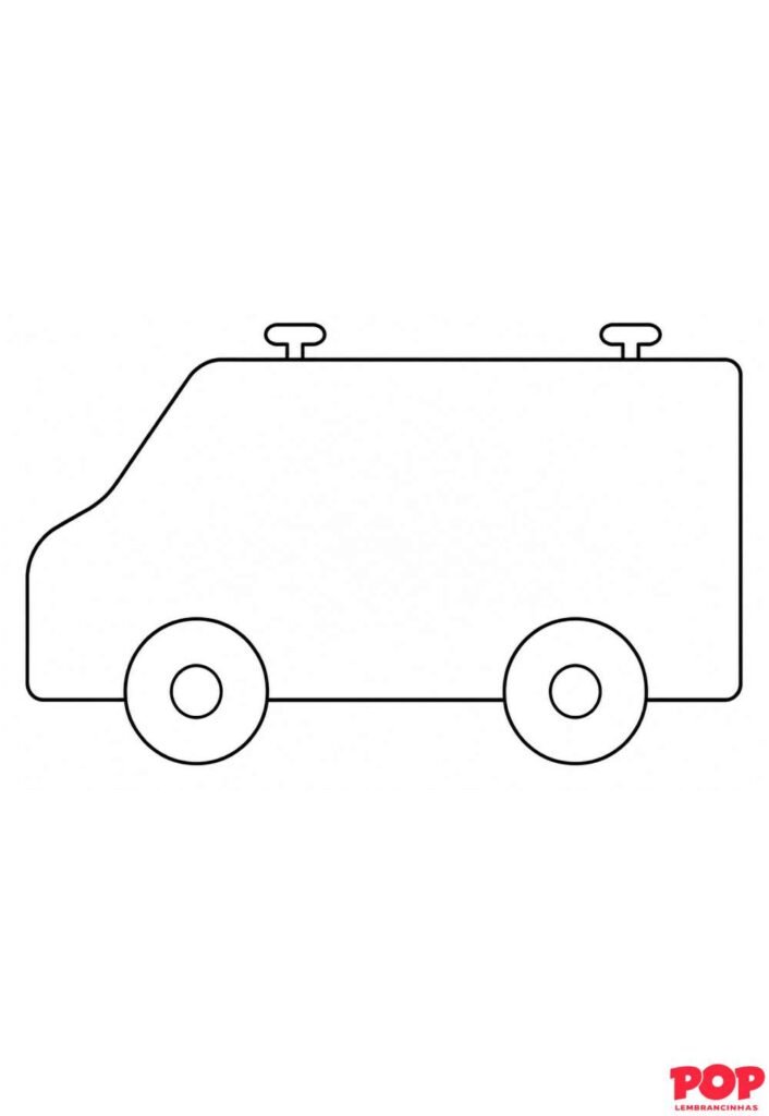 Molde Simples de Ambulância