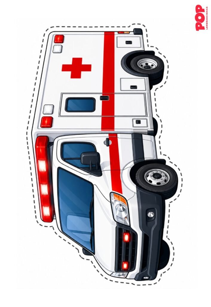 Molde de Ambulância Grande
