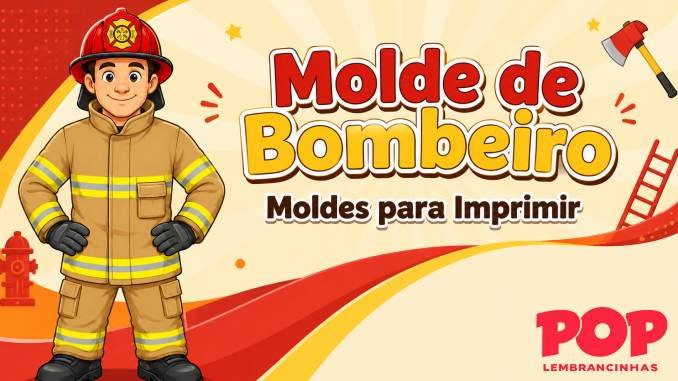 Moldes de Bombeiro para Imprimir