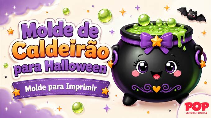 Moldes de Caldeirão de Halloween