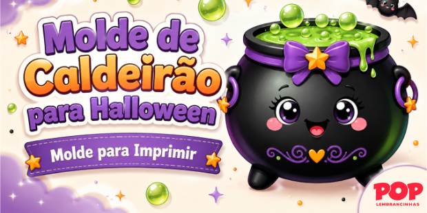 Moldes de Caldeirão de Halloween