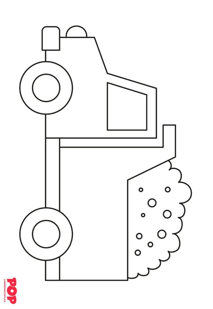 Molde de Caminhão de Construção