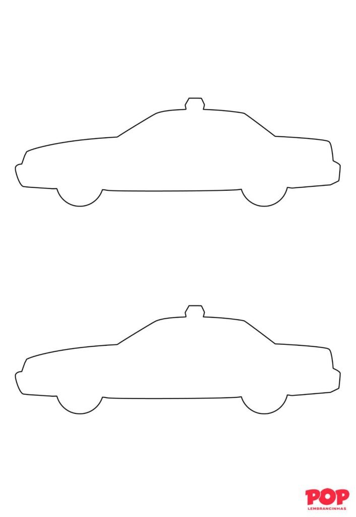 Moldes de Carro de Polícia