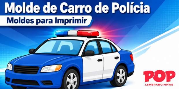 Molde de Carro de Polícia