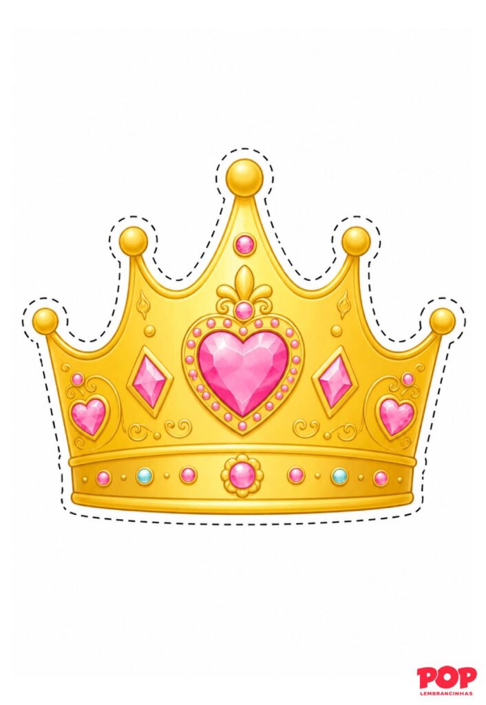 Molde de Coroa de Princesa