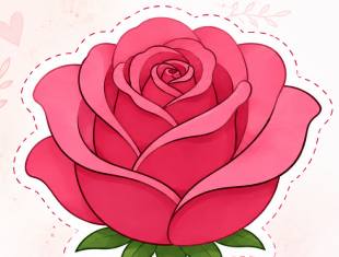 Molde de Rosa