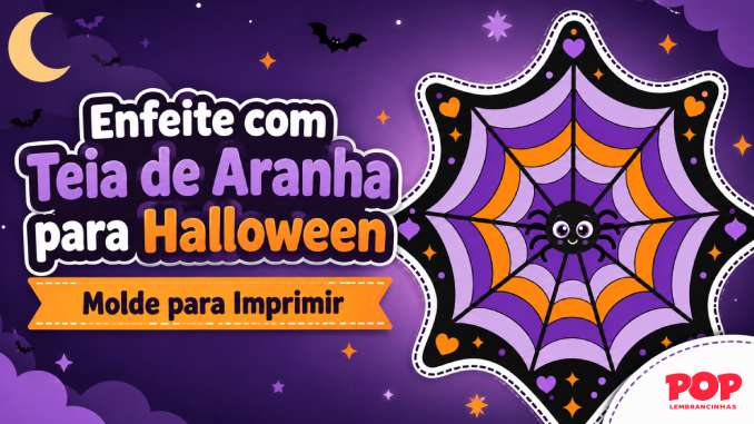 Moldes de Teia de Aranha para Halloween