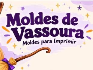 Moldes de Vassoura de Bruxa