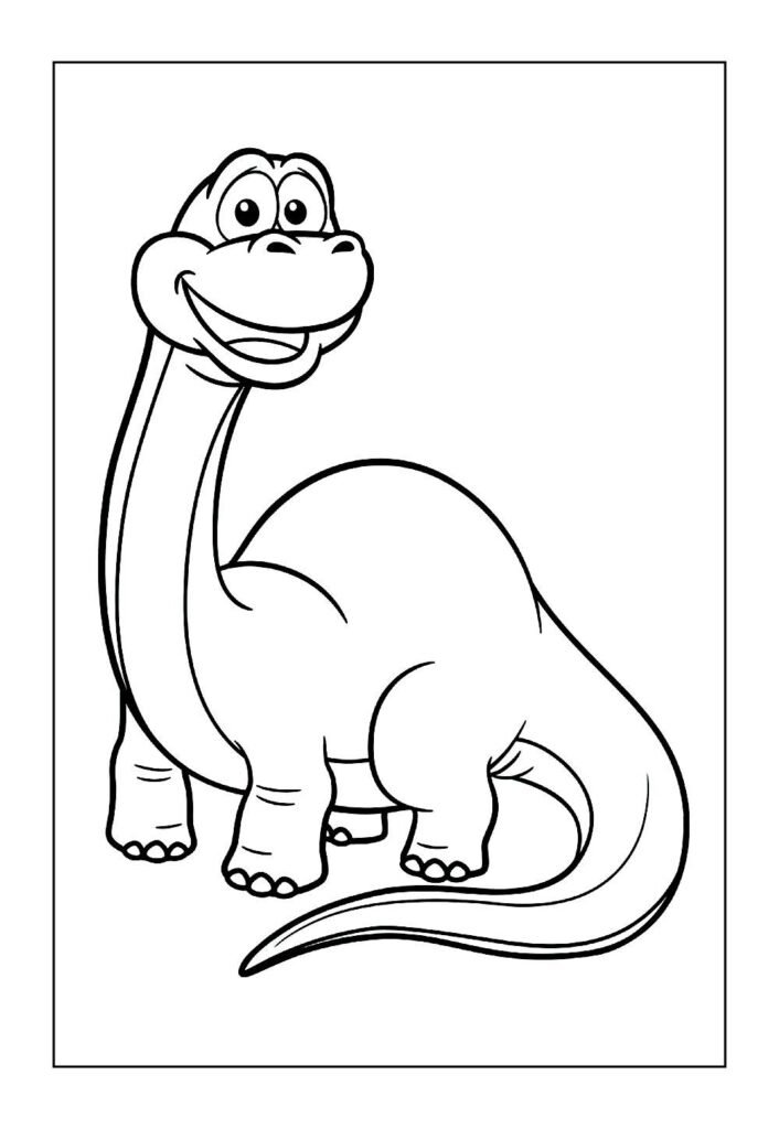 Branquiossauro para colorir