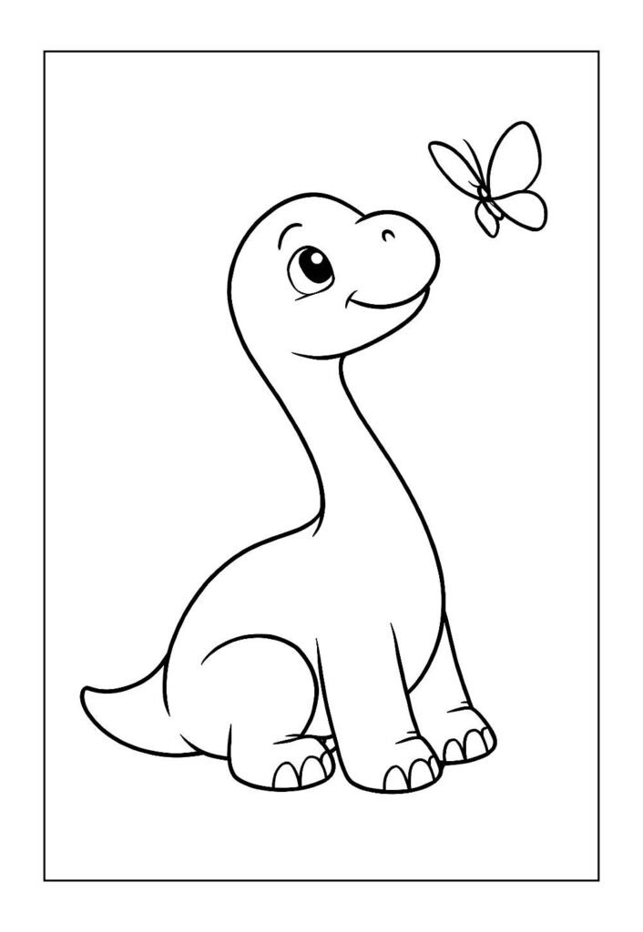 Dinossauro Branquiossauro para imprimir