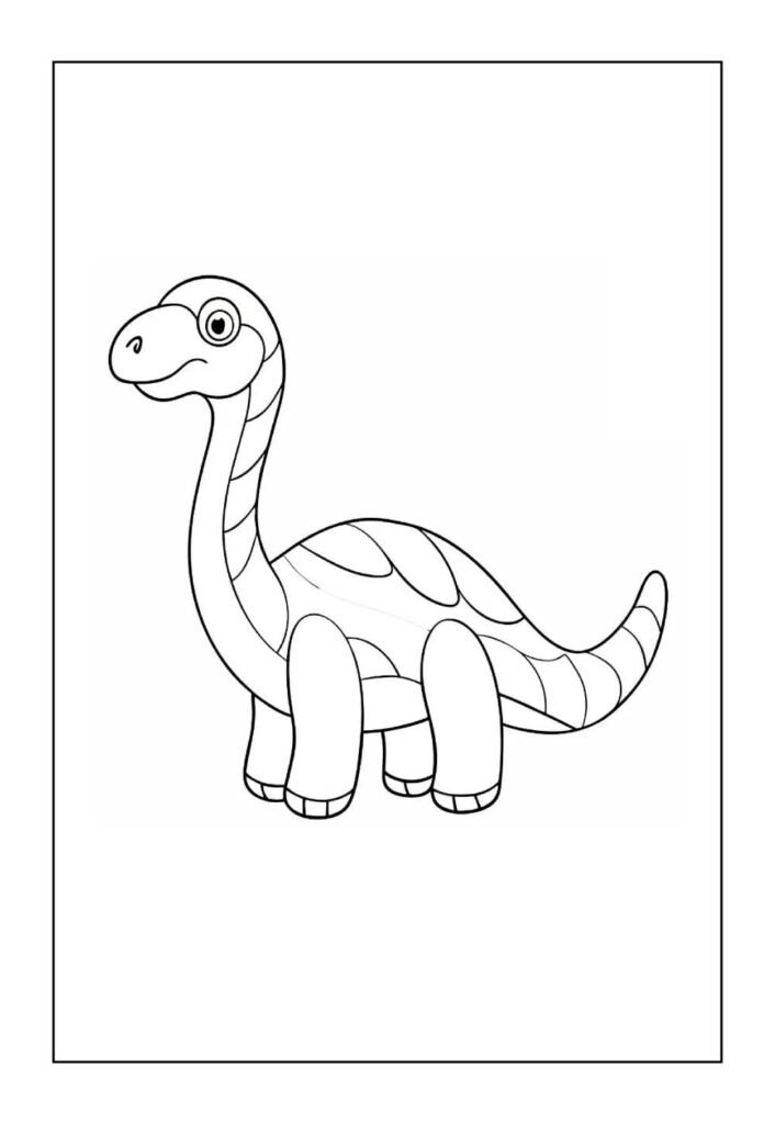 Desenhos de Branquiossauro para imprimir