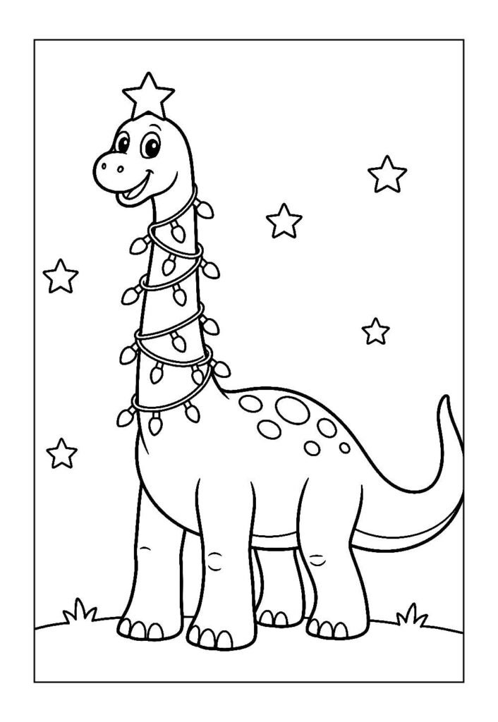 Desenhos do Dinossauro Branquiossauro para pintar