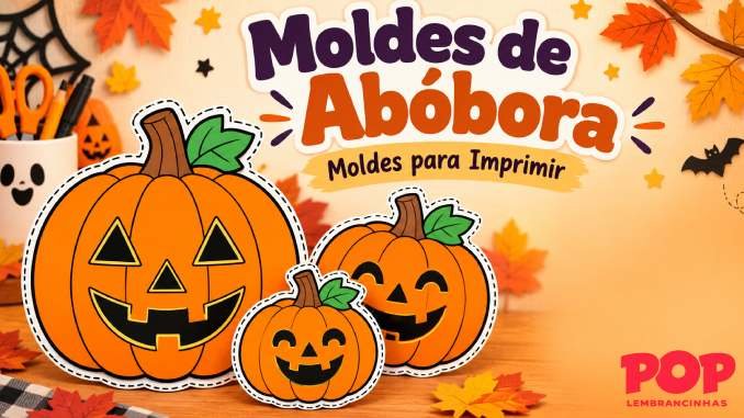 Moldes de Abóbora para imprimir