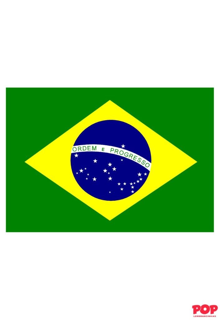 Molde da Bandeira do Brasil